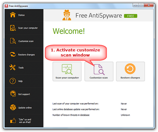 Activate Customize Process Window